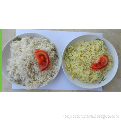 Chinese instant noodles konjac food supplier non fried dry konjac noodles